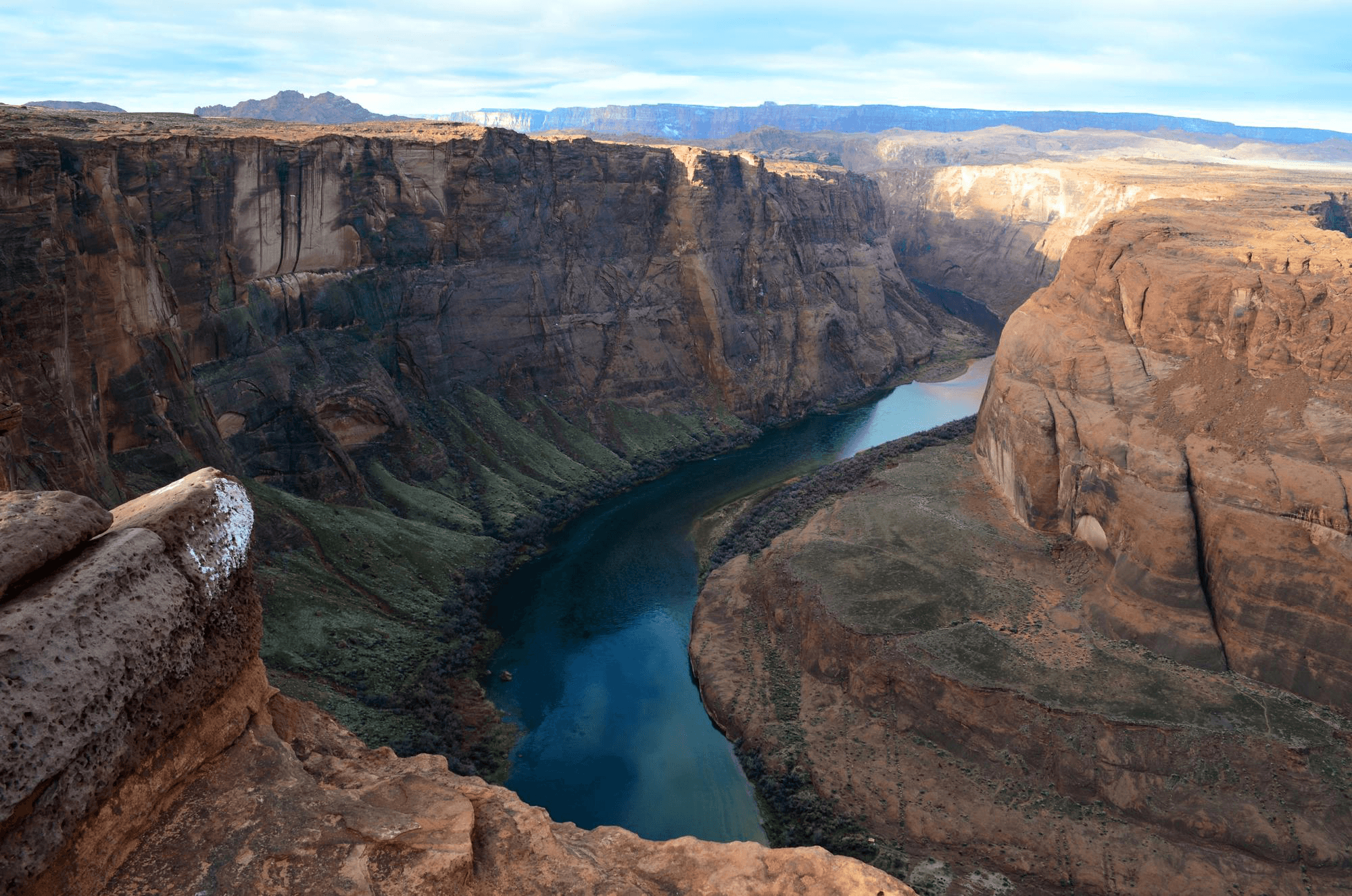 The Colorado River through Glen Canyon