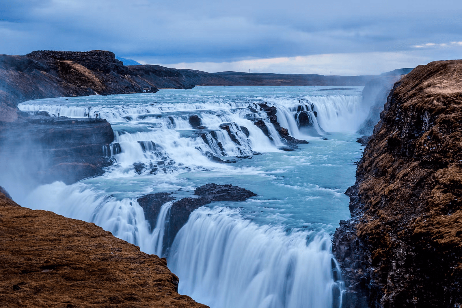 Gullfoss waterfall on the Golden Circle