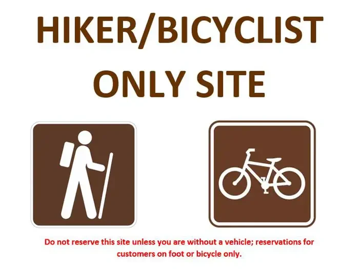 Hiker/Bicyclist A18a SHARED