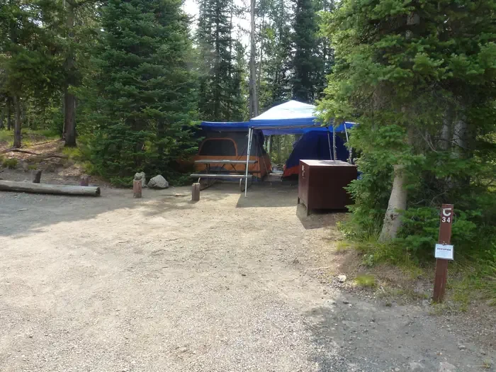 Lewis Lake site #34