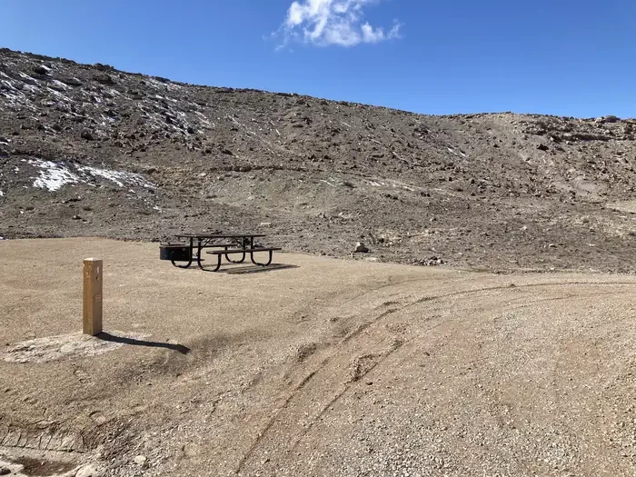 North Klondike Campground site 1