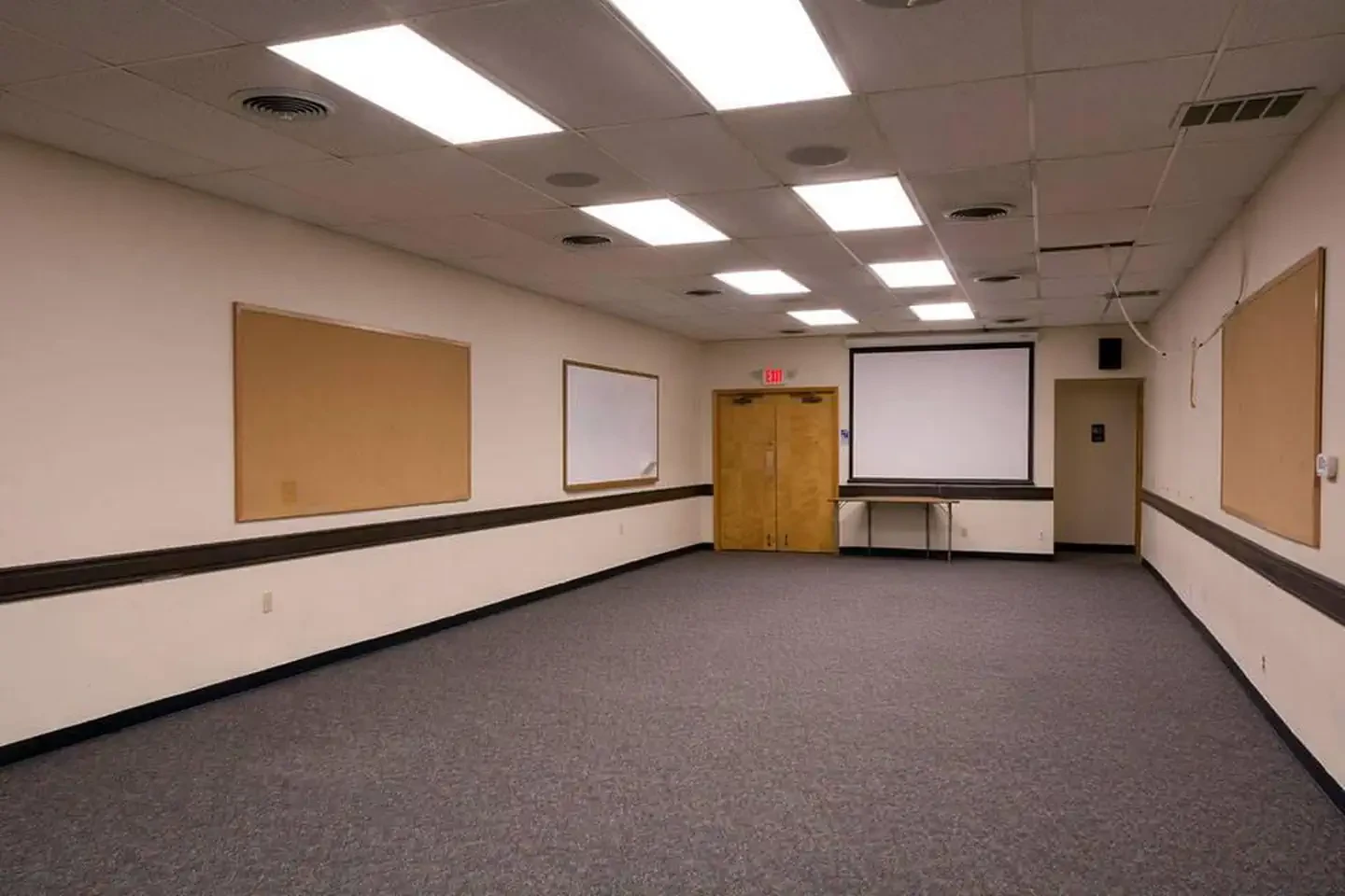 Dorms, Gym, Dining Hall