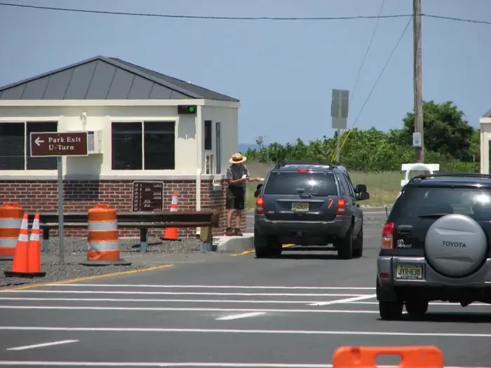 Sandy Hook Beach Parking
