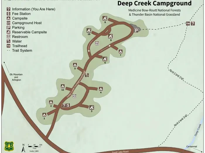 Deep Creek Campground, Medicine Bow-Routt