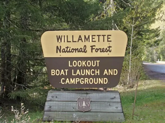 Lookout Campground and Boat Launch - Willamette