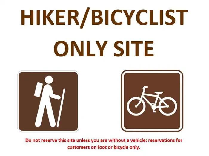 Hiker/Bicylist 40a SHARED