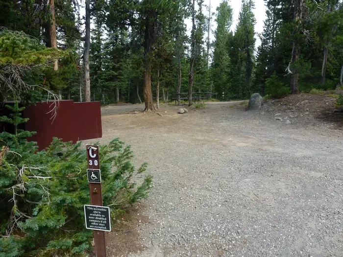 Lewis Lake site #30