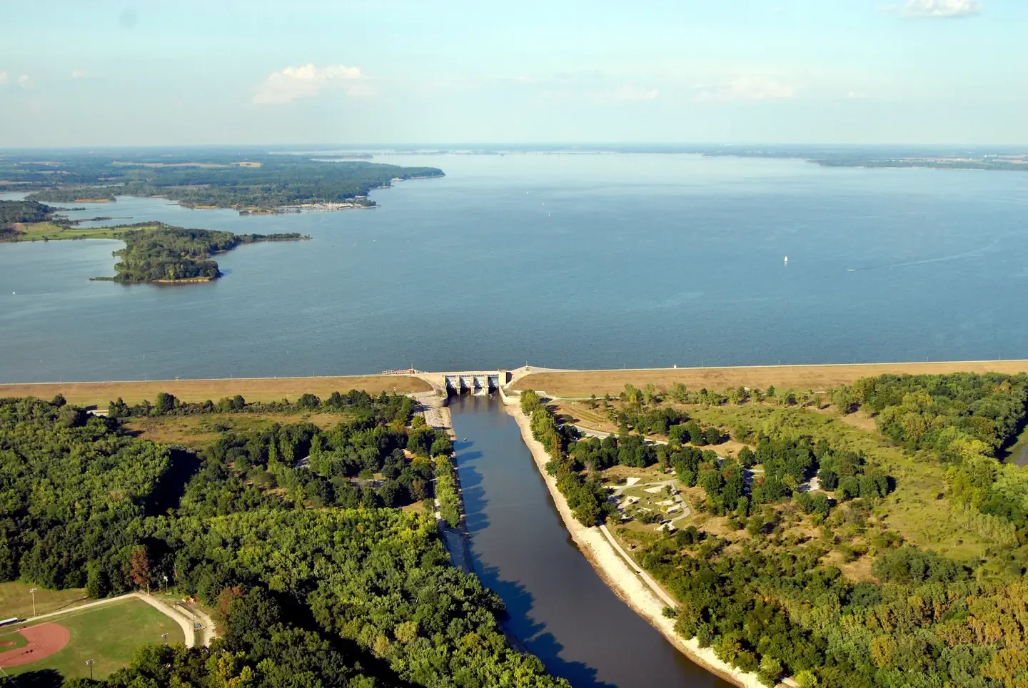 Dam West Spillway