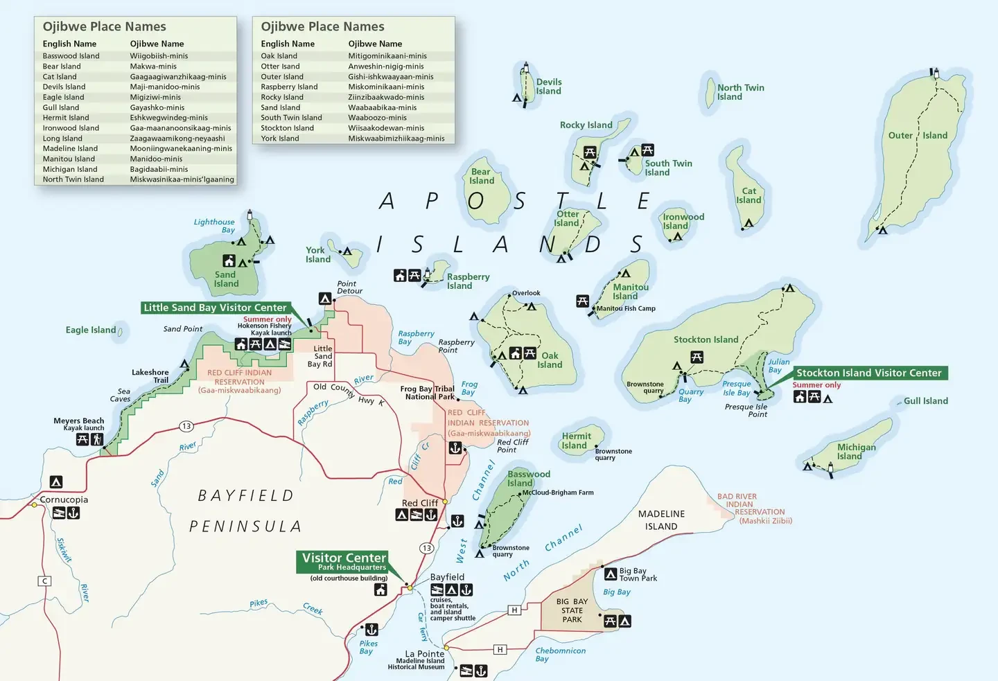 Apostle Islands National Lakeshore Camping Permits
