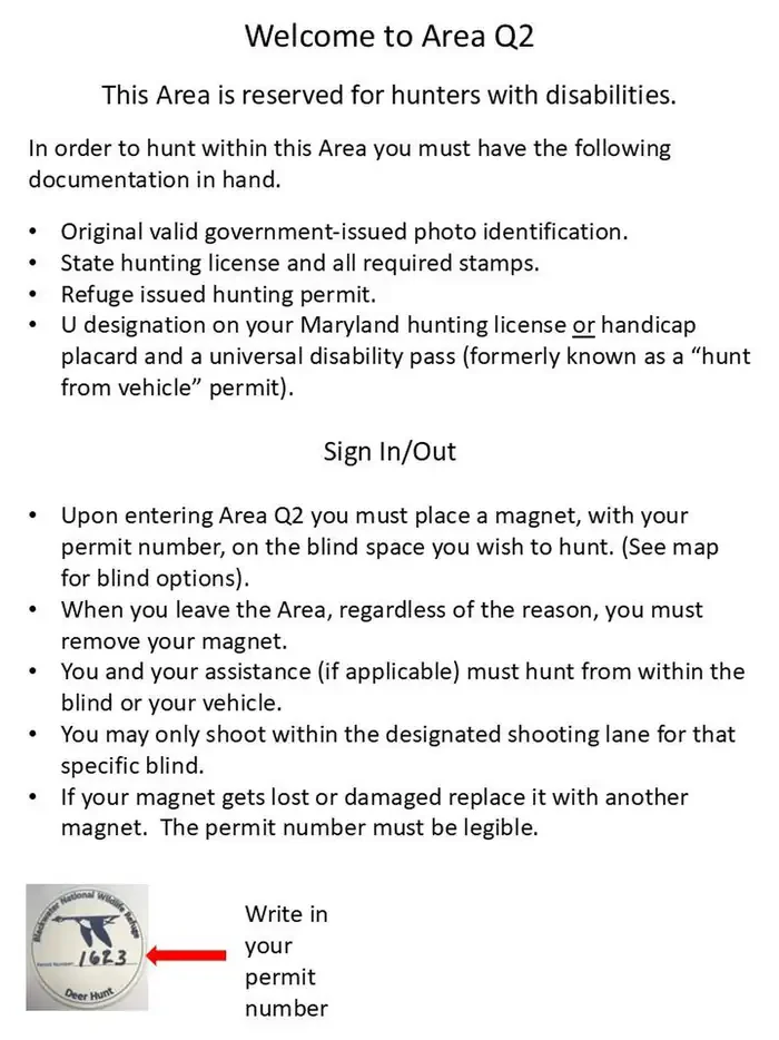 Blackwater National Wildlife Refuge Deer Hunt Permits