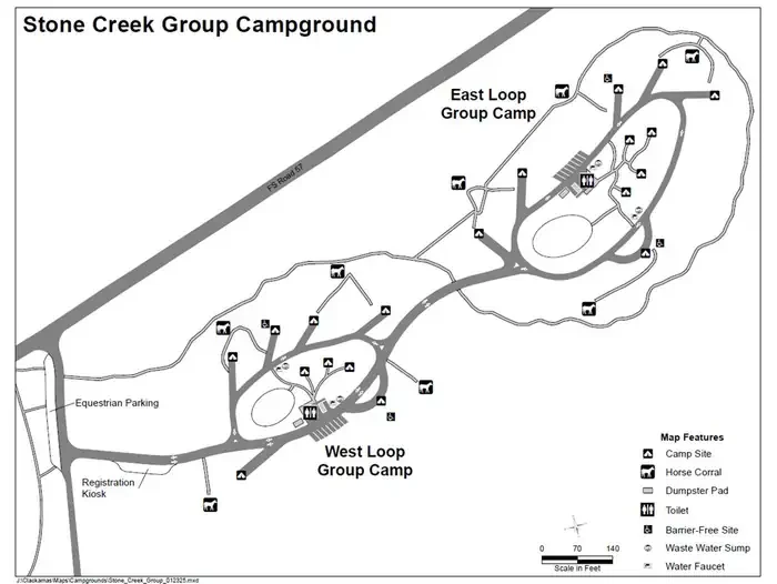 Group Camp, East Loop